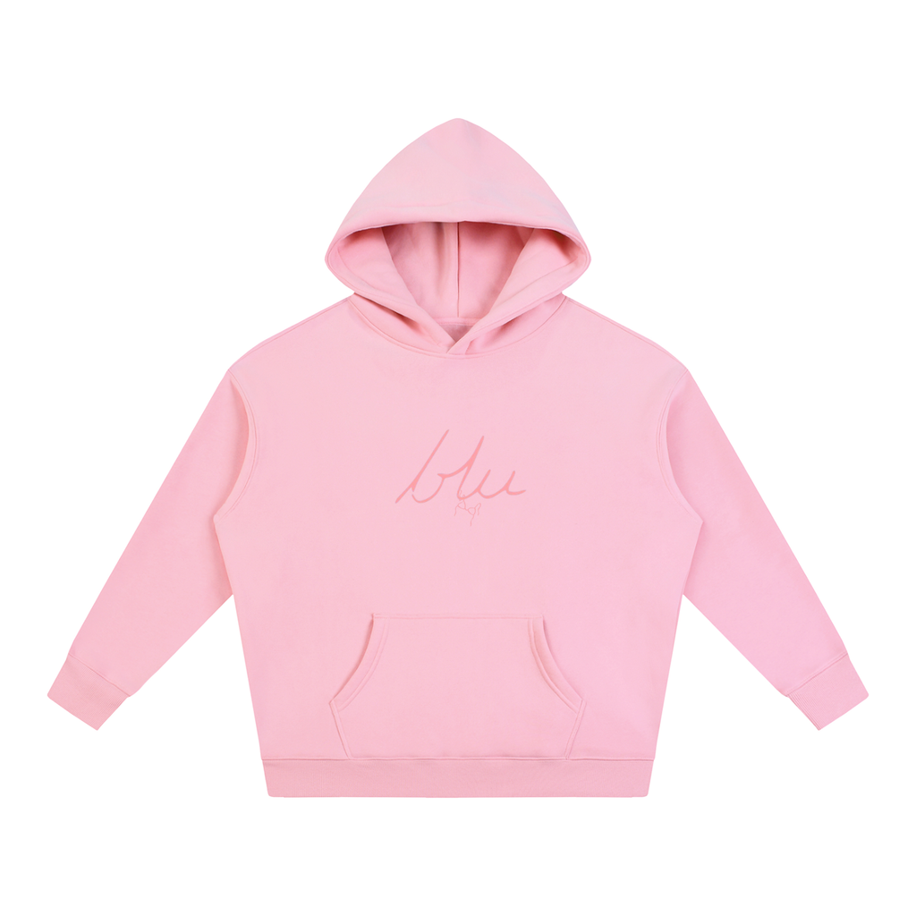 Under Pink Skies Oversize Fleeced Hoodie