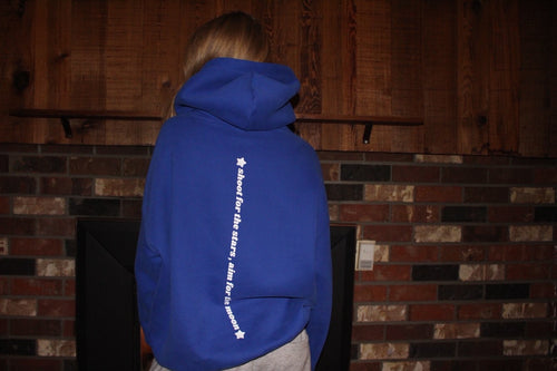 Deep Sky Oversize Fleeced Hoodie