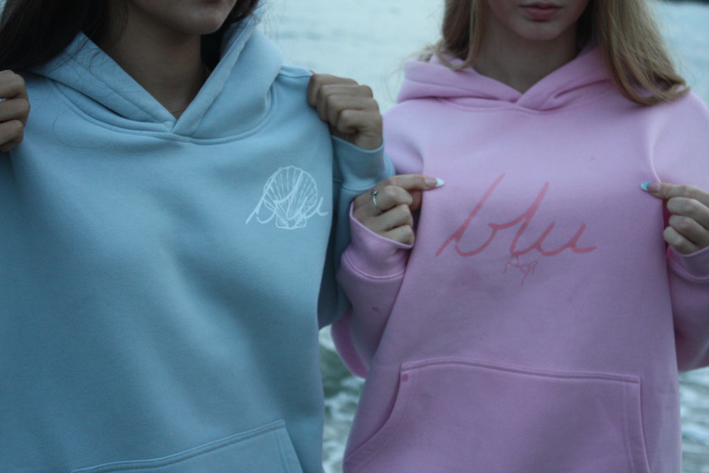 Beneath the Waves Oversize Fleeced Hoodie