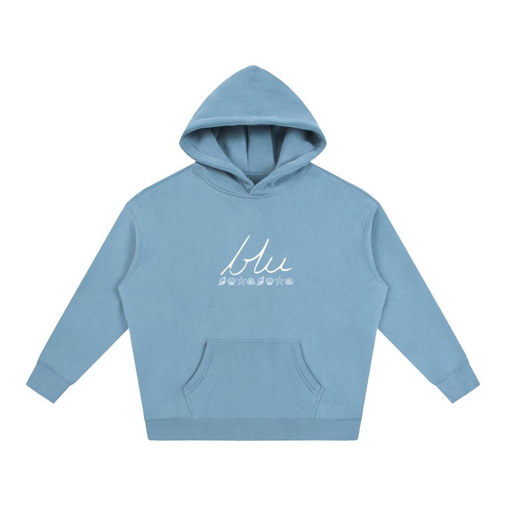 Along the Tides Oversize Fleeced Hoodie